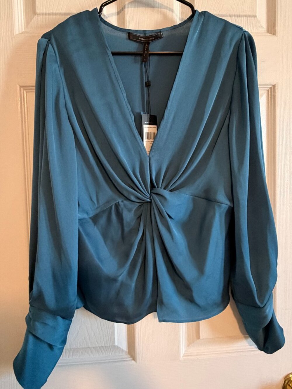 NWT BCBG Twist Front Blouse